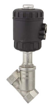 Valvula angulares neumatica plastic head with thread