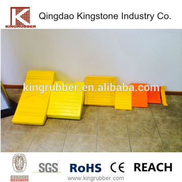 Wheel stopper made of PU Foam, for industrial use, Weather-resistant lightweight