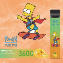 Top Randm Max Pro Disposable Vape 3600 Puffs