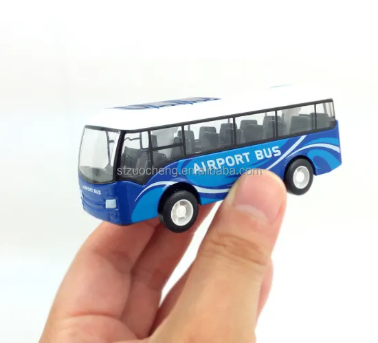 Affordable Customizable 1:55 Scale Diecast Cars and Airport Alloy Pull-Back Bus Toys