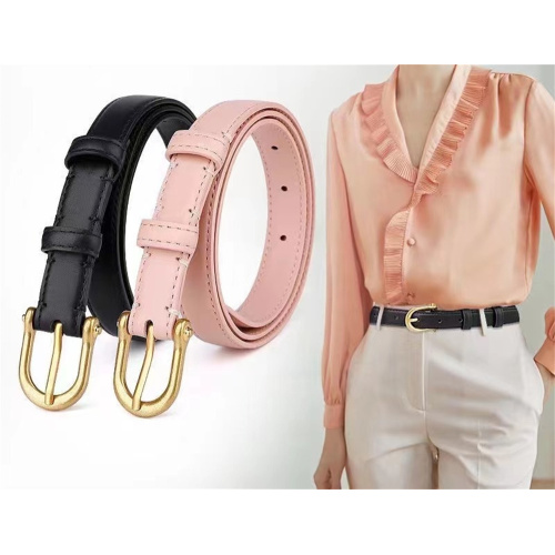 Ceinture de taille féminine en cuir premium fonctionnel à la mode à la mode