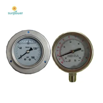 Portable YN-50 50mm Steam Boiler Temperature & Pressure Gauge