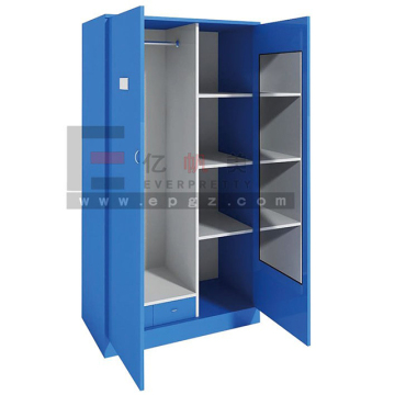 Modern Design Uganda Customized Size 2-Doors Wooden Wardrobe