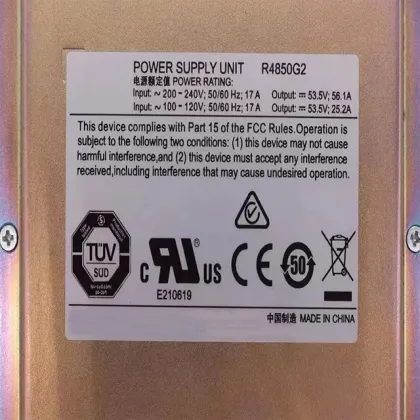 HUAWEI Rectifier R4850g2/g6/n2/n6 48V 3000W Power Module for Communication Equipment