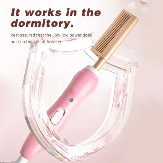 Best Selling Electric Hair Styling Tools: Comb Hair Curler and Straightener with Small Power Hair Straightening Plate