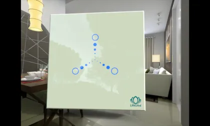 LINGAN High Quality Smart Home System Touch Screen Light switch smart home wall switch