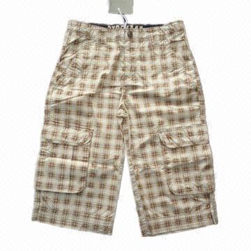 Boy's Long Pants with 2 Baggy Patch Pockets