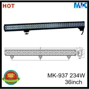 36 inch 234w bar led work light with CE&RoHS