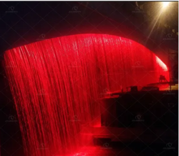 Bridge Digital Wall Mounted Water Fountain Curtain