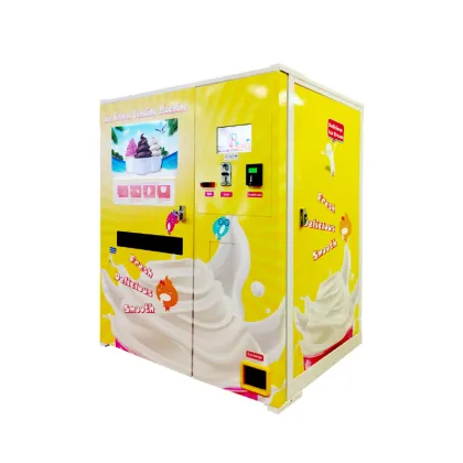 Hommy high quality commercial auto ice cream vending machine for hotel