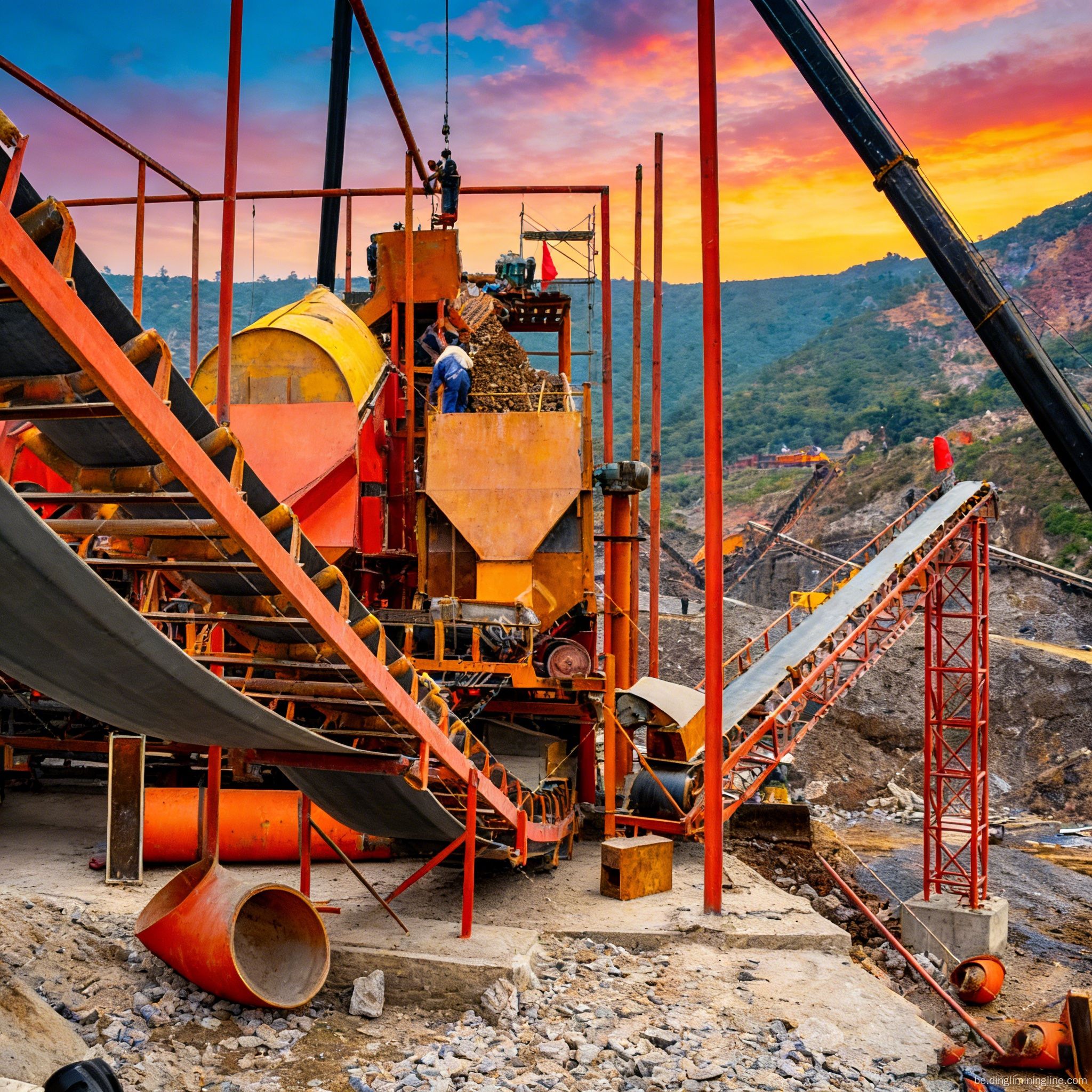 Эфектыўная лінія па вытворчасці пяску і запаўняльнікаў магутнасцю 700 TPH