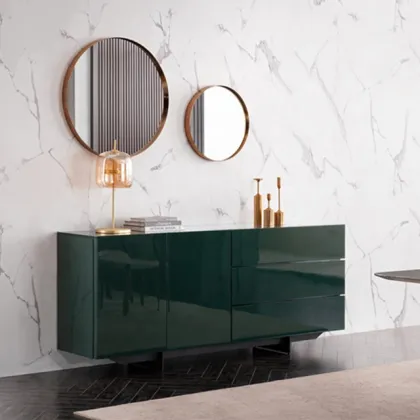 Nordic Customized Wholesale Solid Ash Wood Cupboard for Dining Room