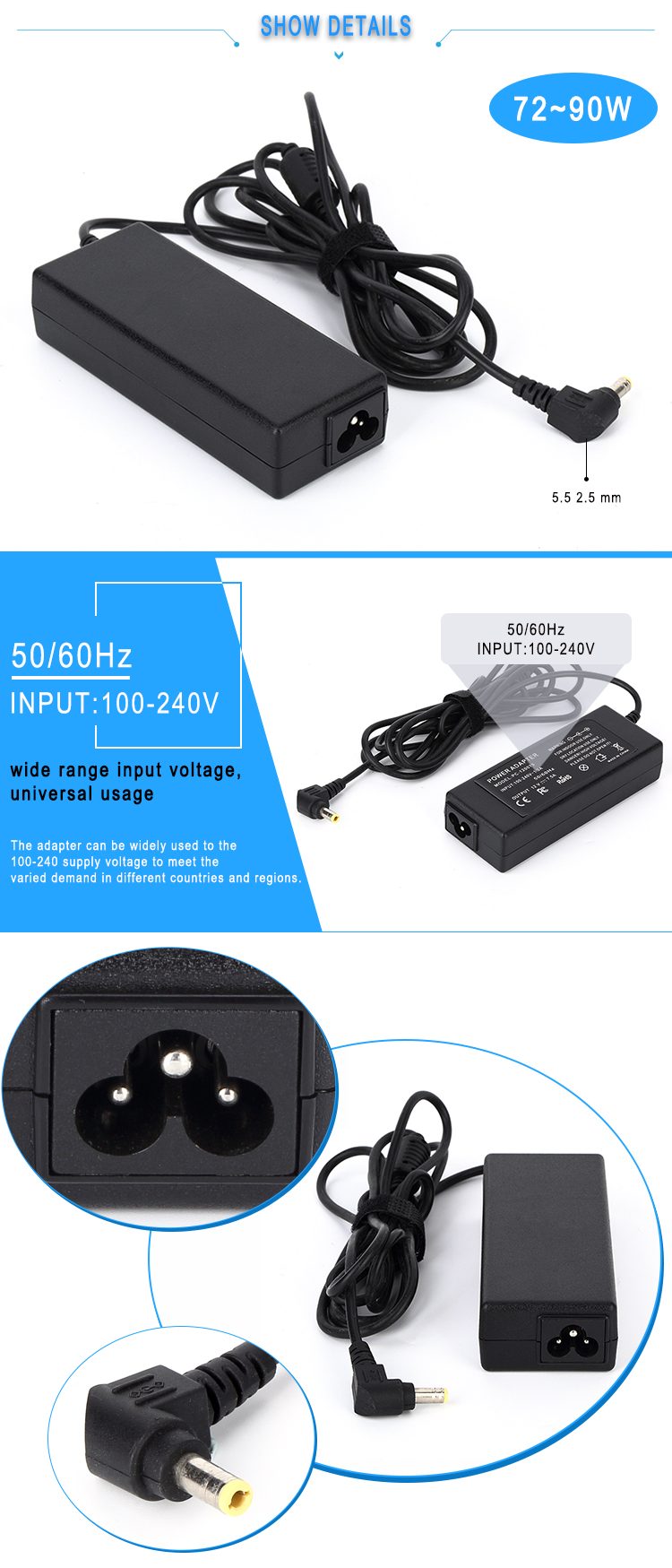 24v ac dc power adapter