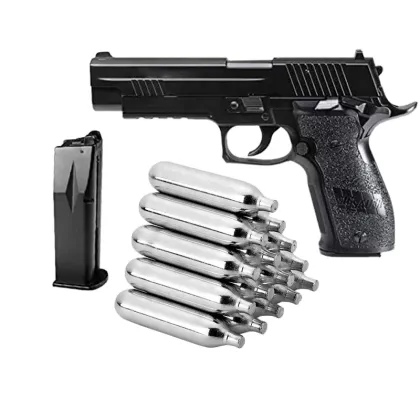 Crosman 40 Pack 12 Gram CO2 Cartridges - 25 Count, 8g CO2 Chargers