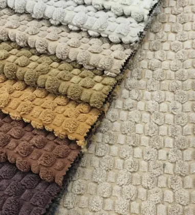 Breathable Soft Touch Velvet Furniture Fabric