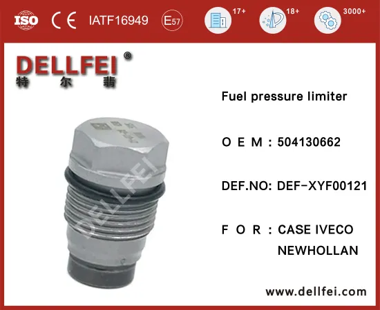 Rail Fuel Pressure Limiting Valve 504130662 for CASE,IVECO,NEWHOLLAN