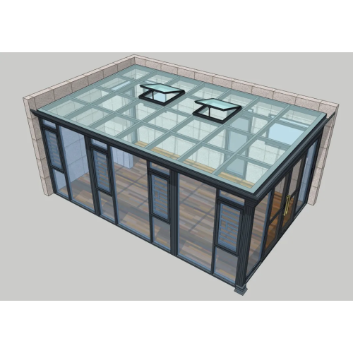 Custom Villa Aluminum Alloy Glass Sunrooms