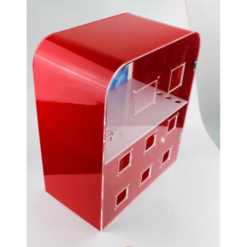 Acrylic E-cigarette display case with lock