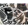 fashion design dyed printing chiffon fabric