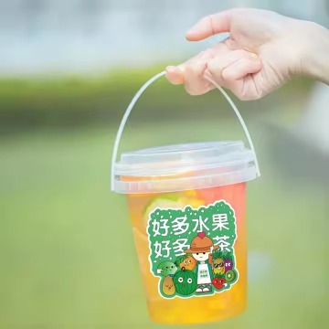 Plastic Buckets Cups Lids and Handles for food