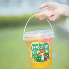 Plastic Buckets Cups Lids and Handles for food