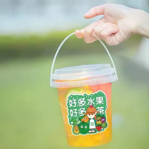 Plastic Buckets Cups Lids and Handles for food