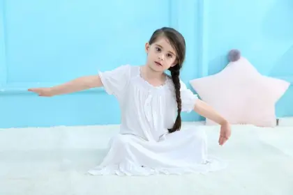 Baby Girl's Air Conditioner Parent-child Pajamas