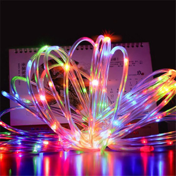 Wholesale Solar-Powered LED Rope Lights for Outdoor Christmas Decorations
