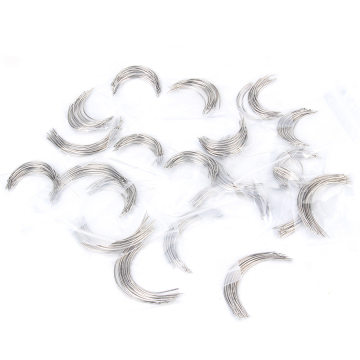 AliLeader C Shape Stainless Steel Needles For Making Wigs