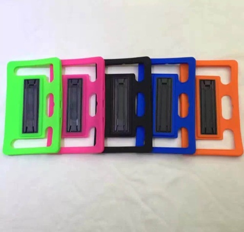 New Arrival universal tablet 6" 7" 8" 10" silicon case for ipad mini with strong kickstand