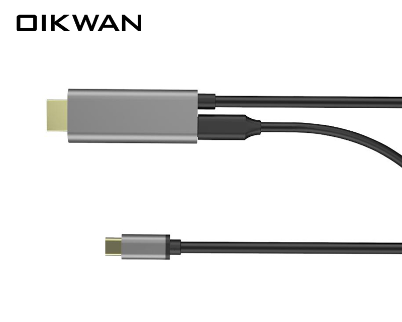 Cable de puerto PD de tipo C a HDMI+PD (2-In-1)
