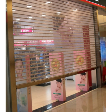 Polycarbonate Transparent လုံခြုံရေးဒေါင်လိုက် Shutter တံခါး