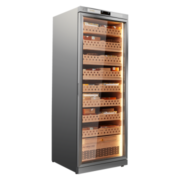 Stainless Steel Big Capacity CT48A Electronic Cigar Humidor Cabinet