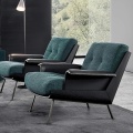 Dark Green Lounge Arm Chairs