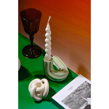 Aromatherapy Glass Candle Holder Porcelain Irregular Candle Holder Manufactory