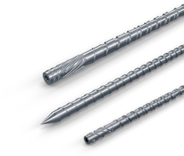 Cobalt Base Alloy Bimetallic Screw for Injection Extrusion