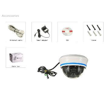 Indoor 720P Dome UPNP IP Camera Wifi, Iphone IPCAM