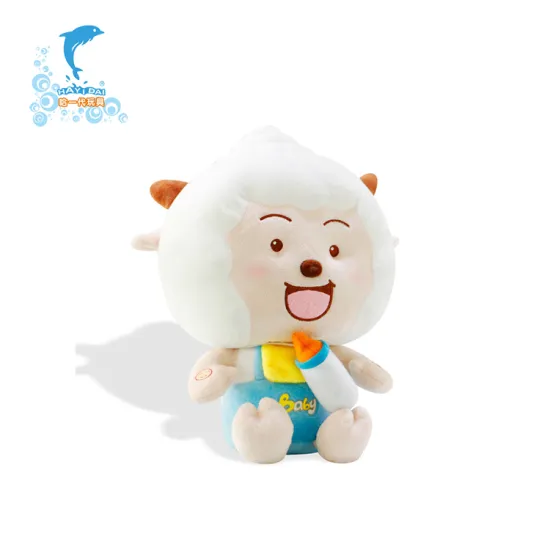 China dongguan toy factory wholesale mini sheep plush toys fabric custom small stuffed lamb animal for baby