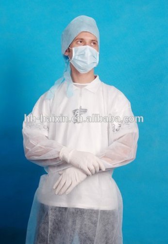 nonwoven disposable isolation gown waterproof