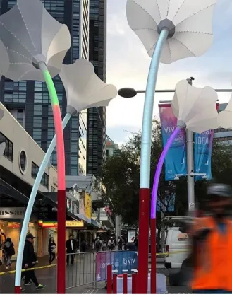 LED Morning Glory Shaped Light
