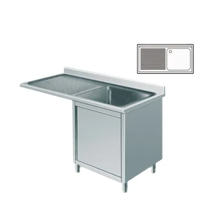 304 Stainless Steel Commercial Kitchen Wall Hang Hand Wash Sink