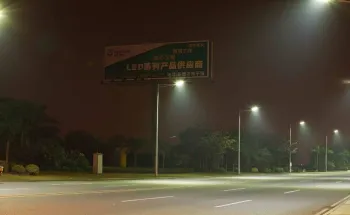 LED street light project at Dongguan Dongjiang