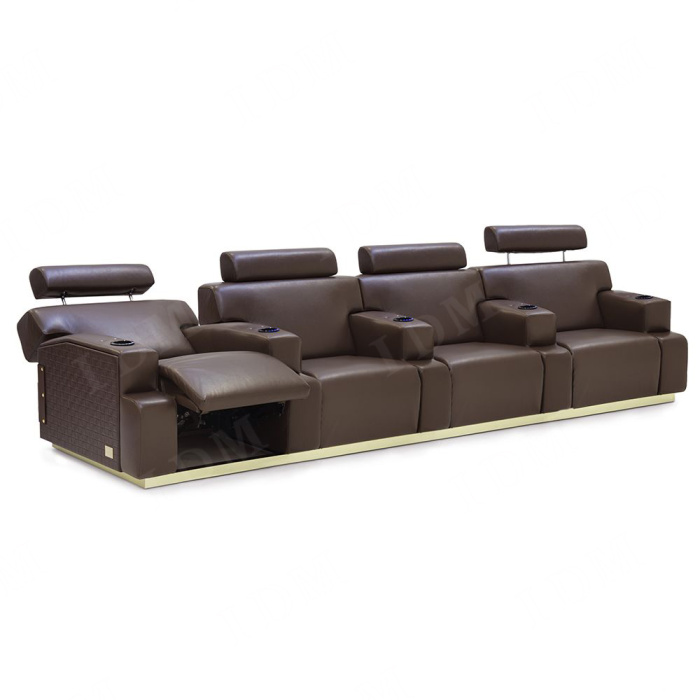 Sofá del hotel con asientos ajustables