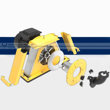 Motor Driving Shot Blasting Spare Parts for Wheels and Turbines