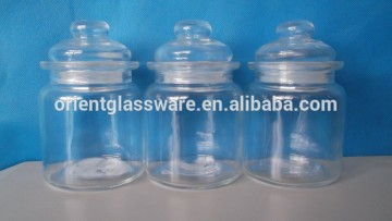 290ml creative design glass candle candy jar