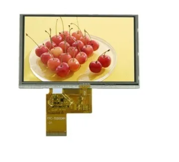 ODM 5.0 Inch High Resolution 800X480 with Touch TFT LCD Screen