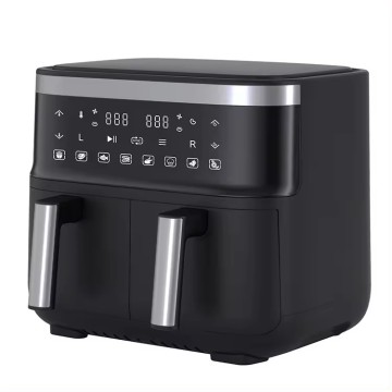267065 1800W 7.6L Multi-functional Kitchen Air Fryer: Smart Digital Control with 3.8L Dual Basket