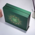 Custom Deckelflaschenverpackung Geschenkbox Grün Grün