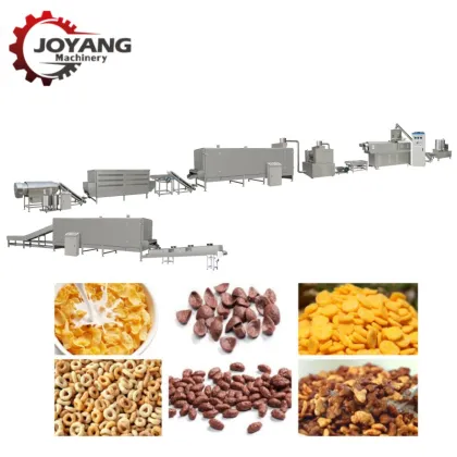 Automatic Cereal Production Line: Coco Pops and Froot Loops Manufacturing Machine