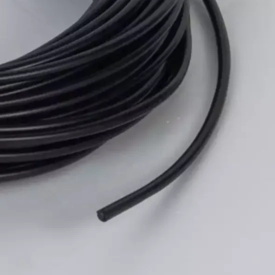 KINZ Swimming Pool Optic Fiber Cable 1mm Black Skin Light Guide Fiber Light